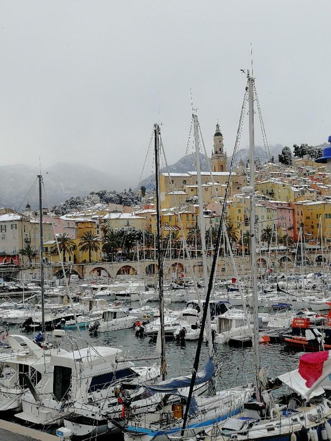 Menton 2 Pieces Climatise A Cote De La Plage Rue Palmaro Экстерьер фото